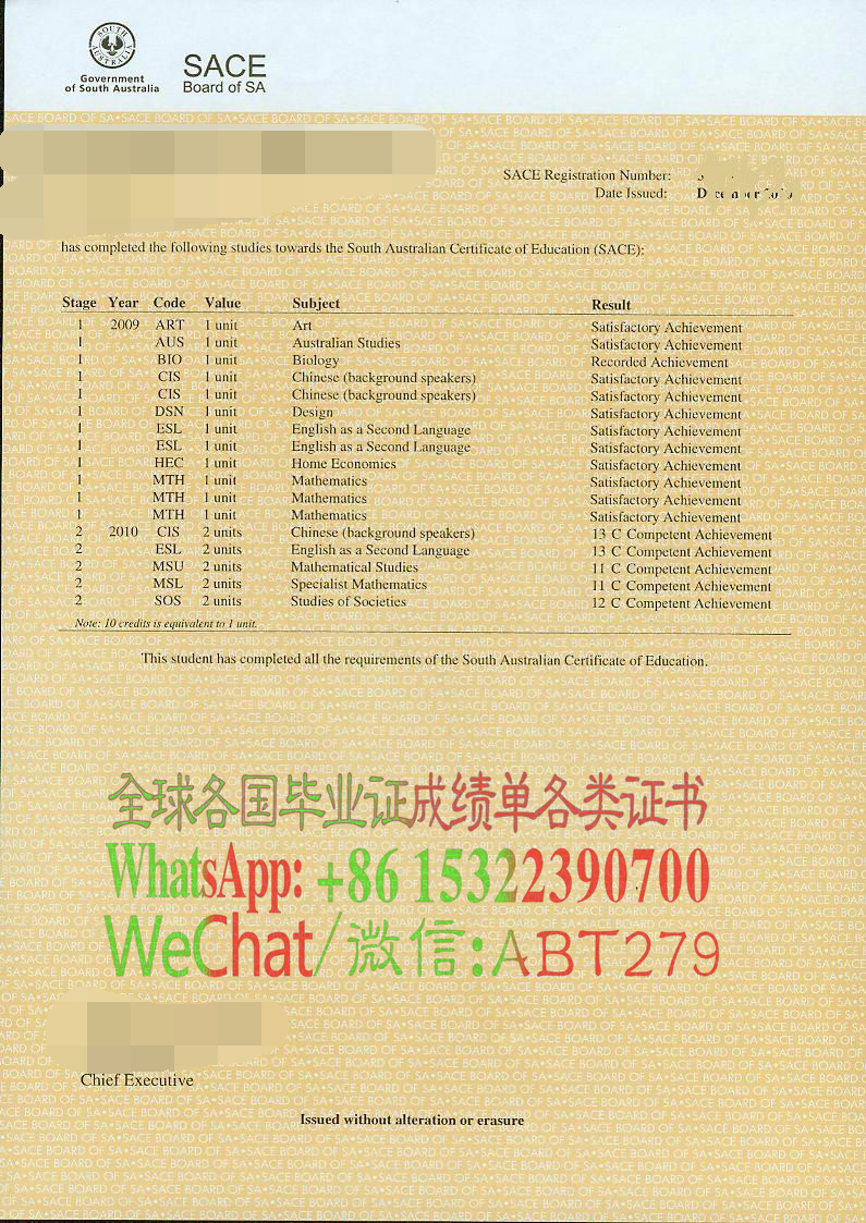做假澳大利亚SACE南非董事会证明 做假澳大利亚SACE南非董事会证明
