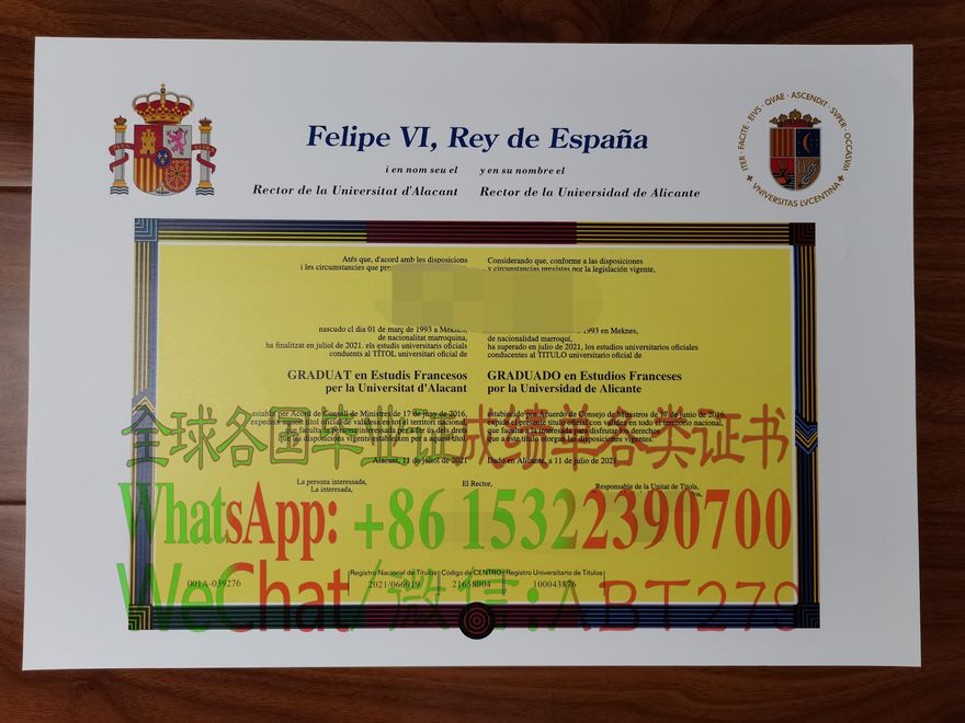 哪里能买到阿利坎特大学文凭 哪里能买到阿利坎特大学文凭
