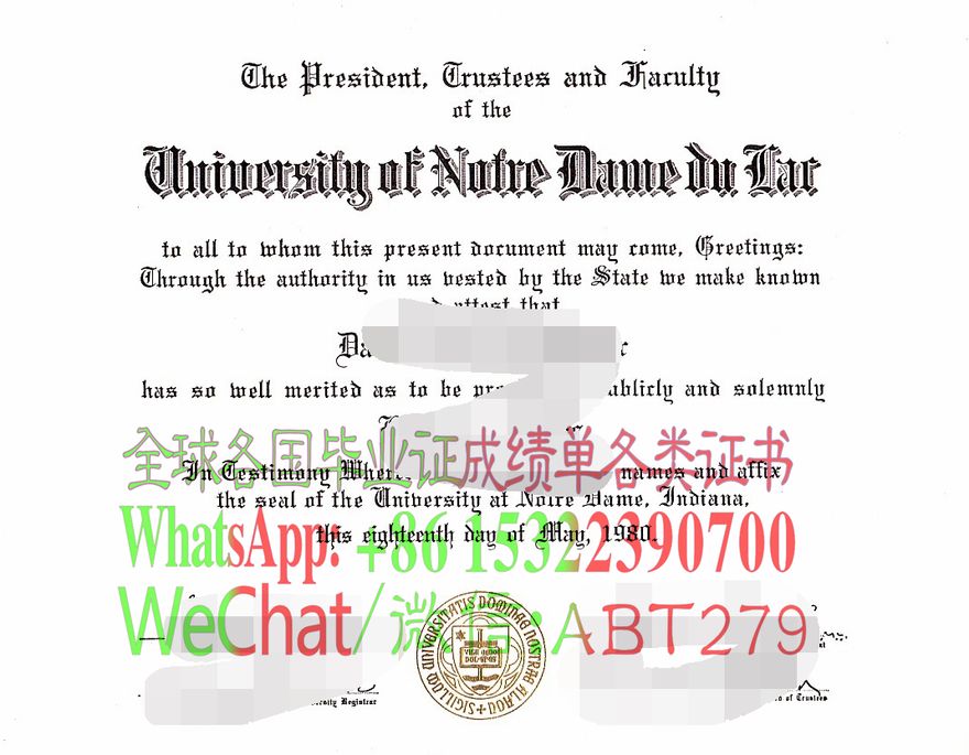 圣母诺特丹大学毕业证哪里能仿造 圣母诺特丹大学毕业证哪里能仿造