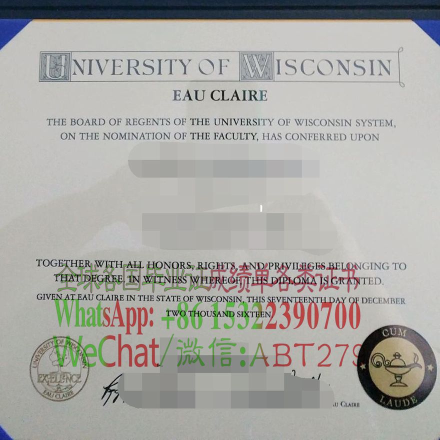 威斯康星大学欧克莱尔分校学位证书原版 威斯康星大学欧克莱尔分校学位证书原版