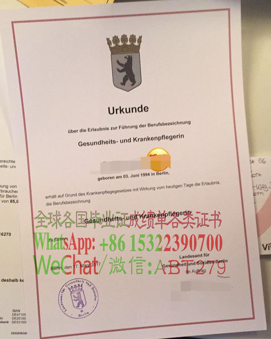 怎么制作德国健康与护理证书 怎么制作德国健康与护理证书
