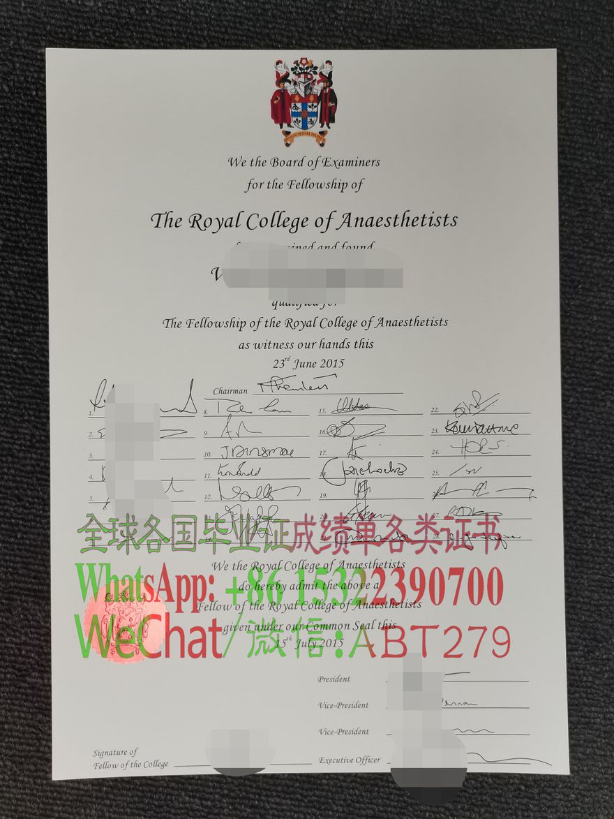 怎么购买皇家麻醉医师学院文凭 怎么购买皇家麻醉医师学院文凭