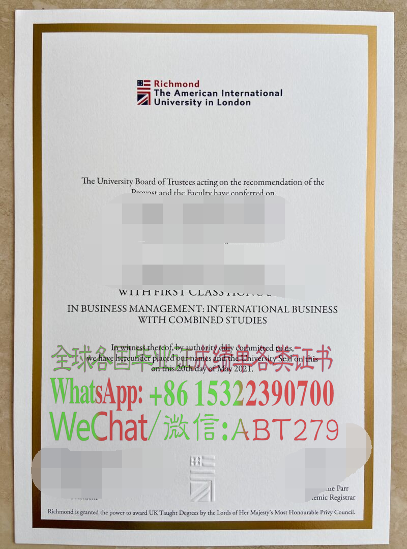 怎么造假里士满美国国际大学文凭 怎么造假里士满美国国际大学文凭