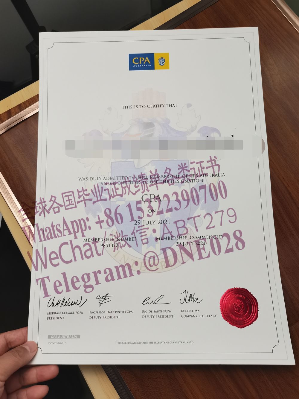 办理购买CPA澳洲会计师证成绩单 办理购买CPA澳洲会计师证成绩单