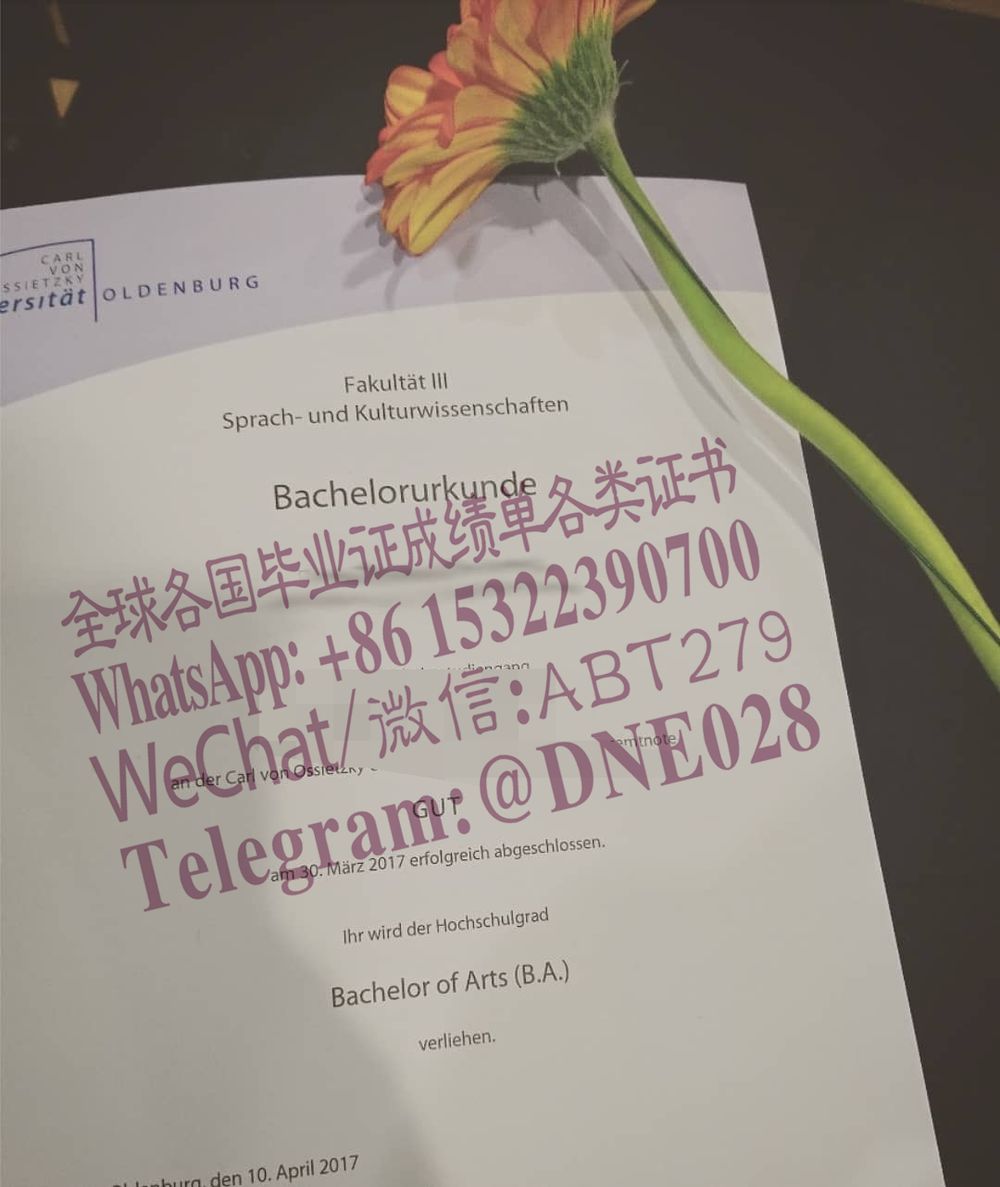 办理购买德国奥尔登堡大学毕业证成绩单 办理购买德国奥尔登堡大学毕业证成绩单