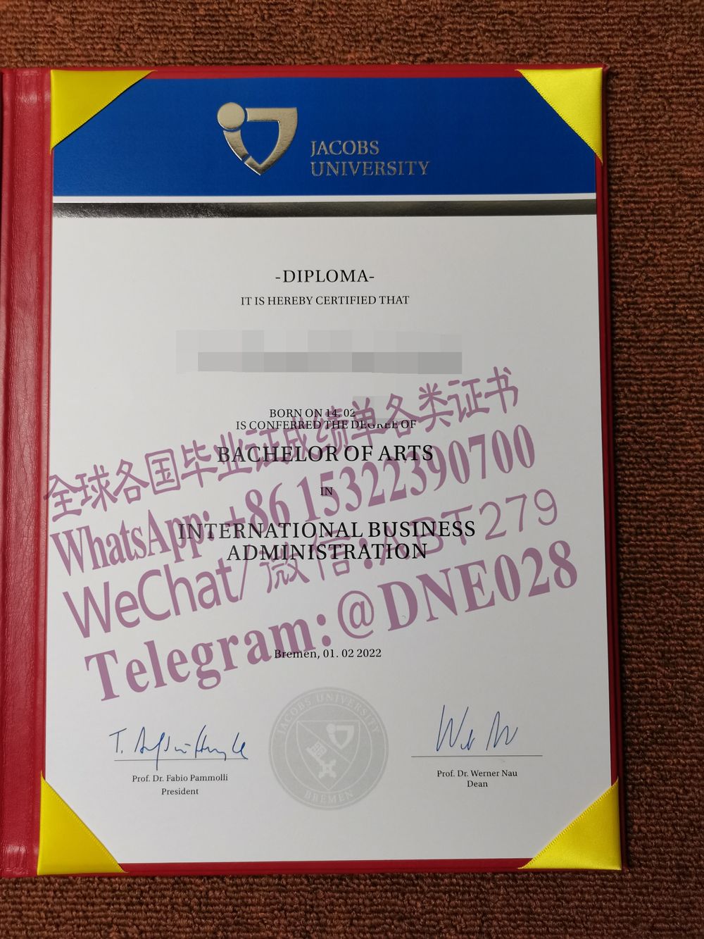 办理购买德国雅各布大学毕业证成绩单 办理购买德国雅各布大学毕业证成绩单