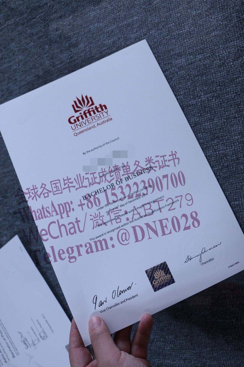 办理购买澳大利亚格里菲斯大学毕业证成绩单 办理购买澳大利亚格里菲斯大学毕业证成绩单