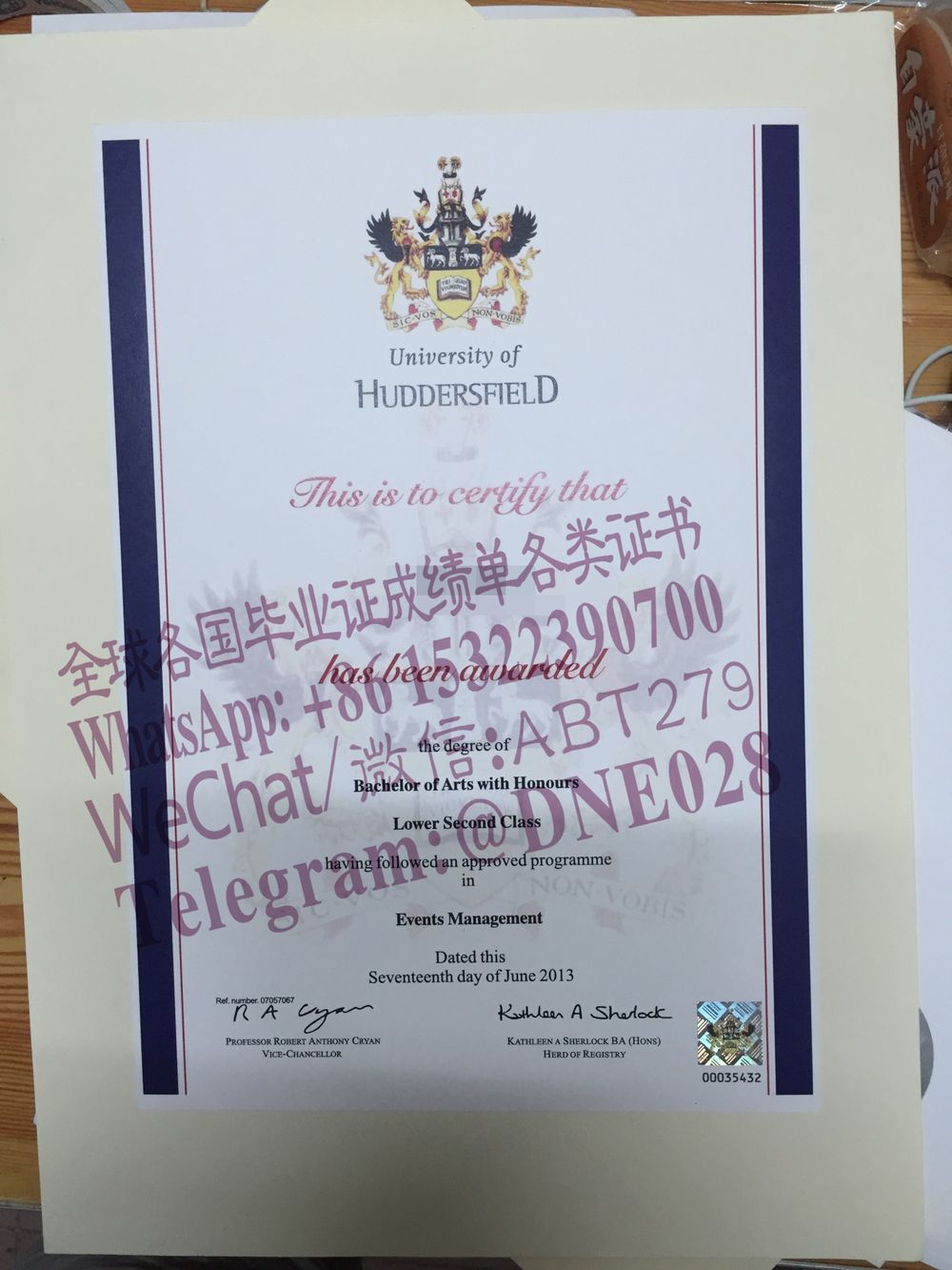 办理购买英国哈德斯费尔德大学毕业证毕业证成绩单 办理购买英国哈德斯费尔德大学毕业证毕业证成绩单