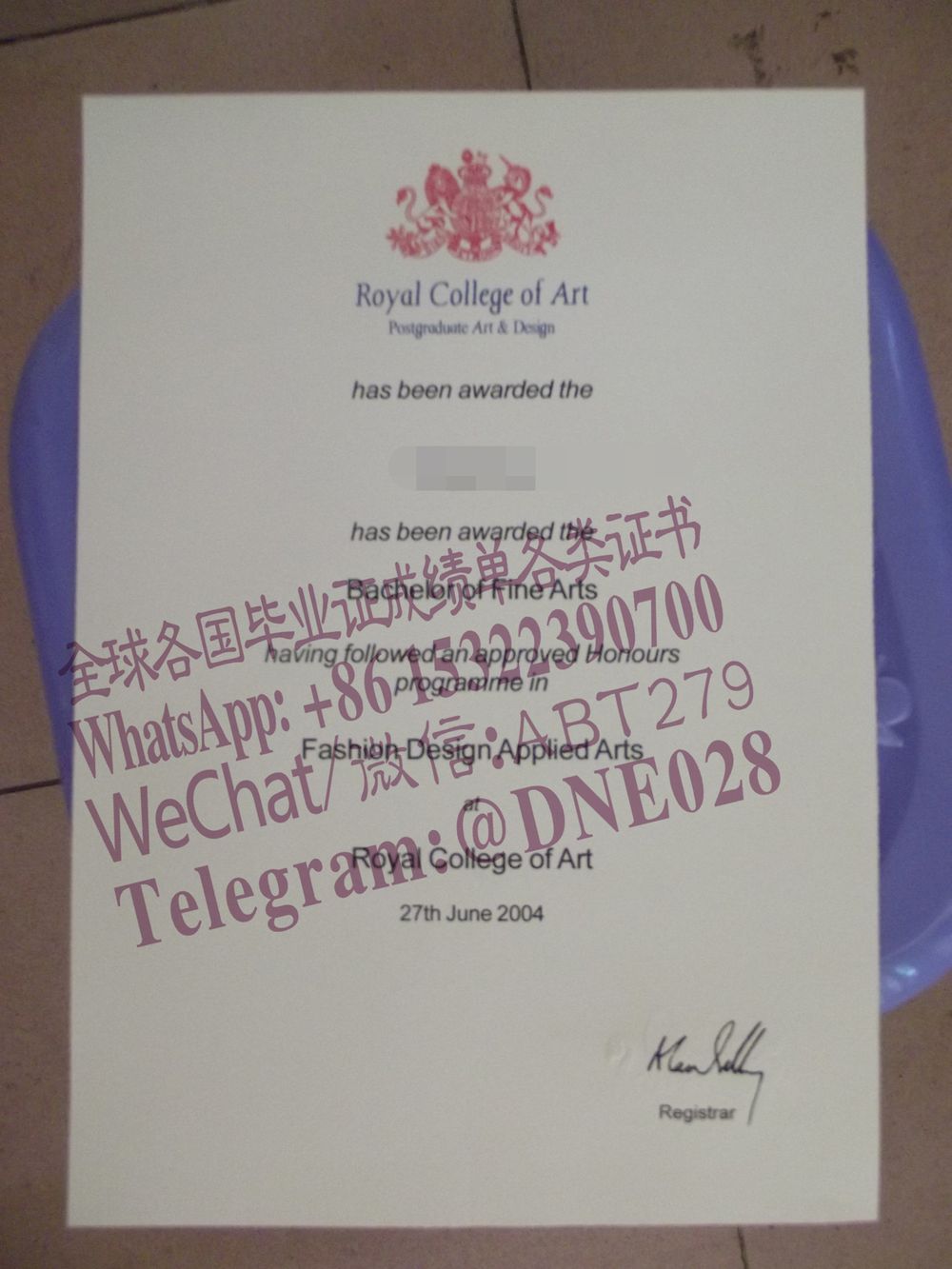 办理购买英国皇家艺术学院毕业证成绩单 办理购买英国皇家艺术学院毕业证成绩单